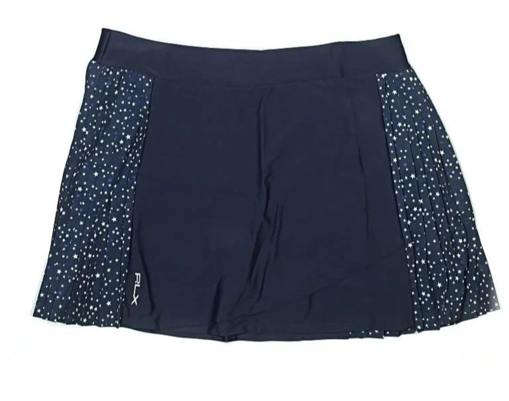 RLX Ralph Lauren Star Side Pleated Skort Performance Skirt Skort XL - Picture 7 of 9